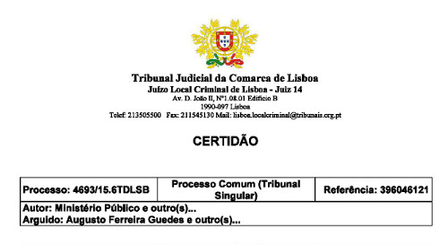 Acórdão do Tribunal da Relação Lisboa